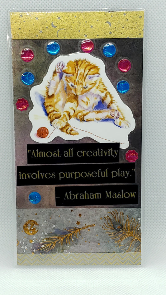 Abraham Maslow Cat Quote
